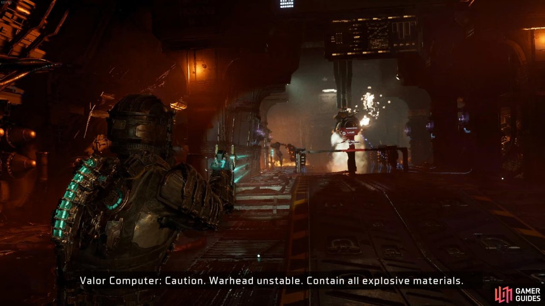 You need to shoot the Exploder in its main body, while avoiding the explosive satchel.