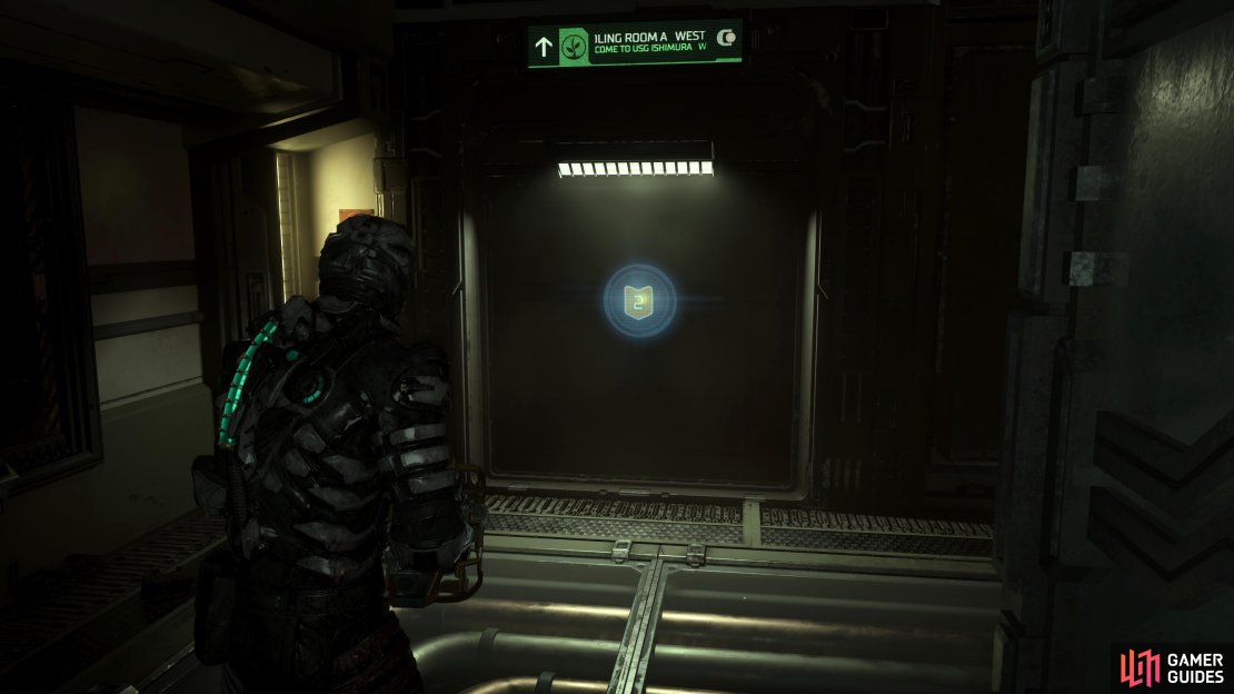 On the left side of the West Grow Chamber is a Security Clearance 2 door.