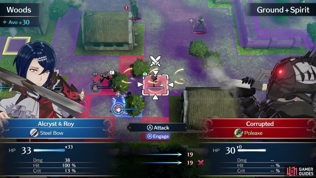 Take cover in woods and thickets as you advance to give yourself an advantage.