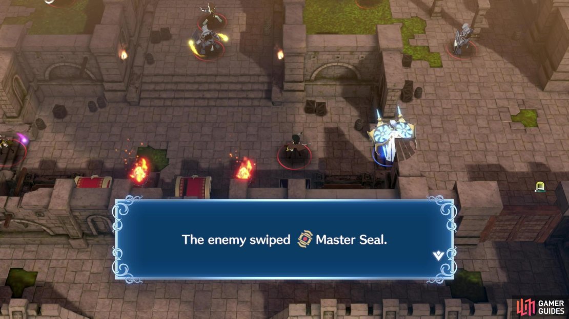 A pair of Thieves will make their way to the treasure room, plundering the chests within.