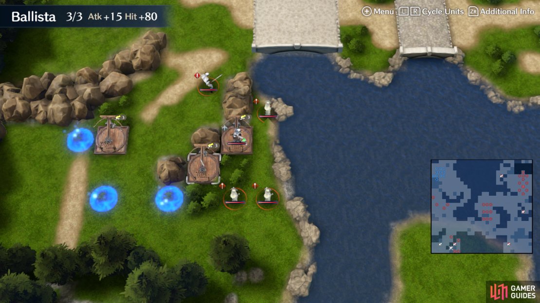 A Ballista ready to fire in Leif&rsquo;s Paralogue.