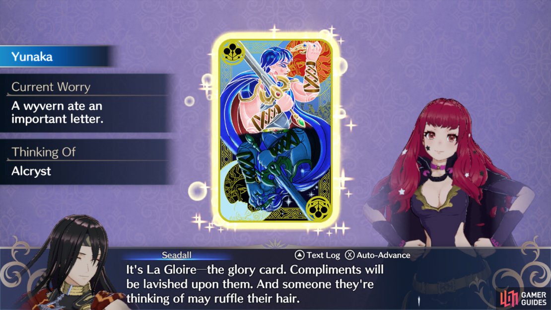 Yunaka&rsquo;s fortune in !Fire Emblem Engage