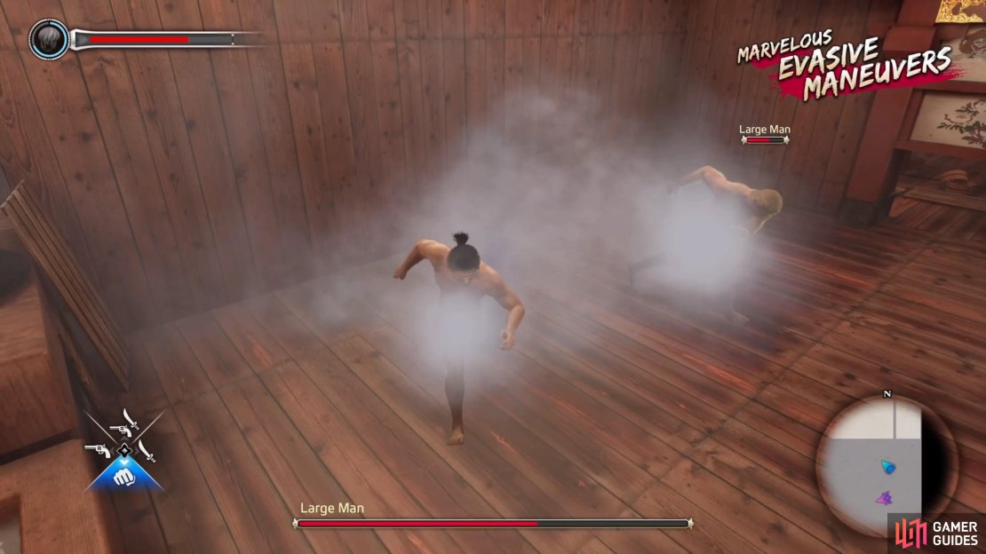 Move out of the way when he does his charge dash