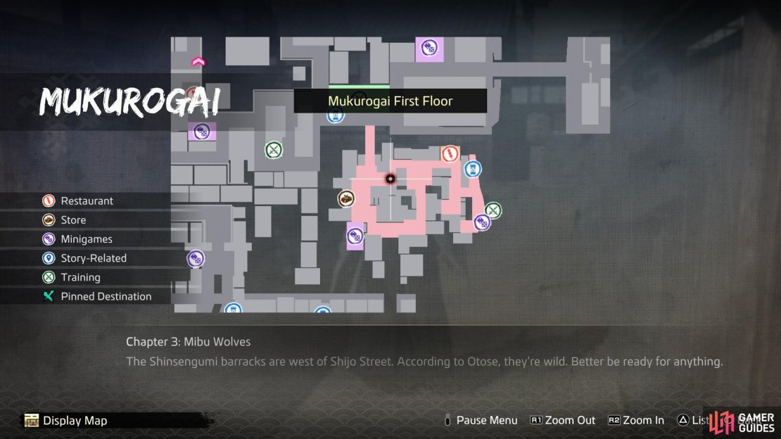 You can find the Servile Beggar just east of the bridge in Mukurogai.