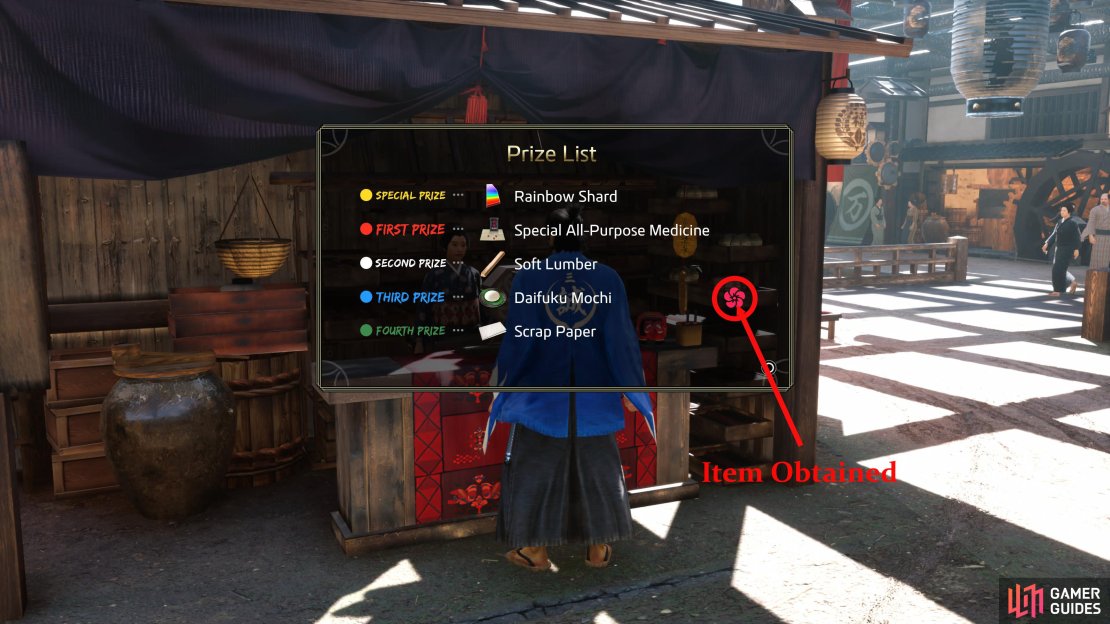 When you look at the Prize List, you may notice an icon next to the prize. This means you&rsquo;ve already obtained that prize, and they are only one-time until the list gets updated.