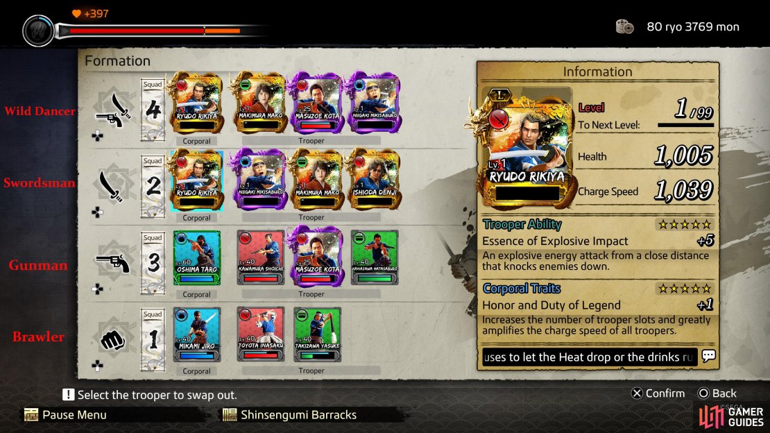 A squad can be assigned to every Style where the abilities will change depending on what style you&rsquo;re fighting in.