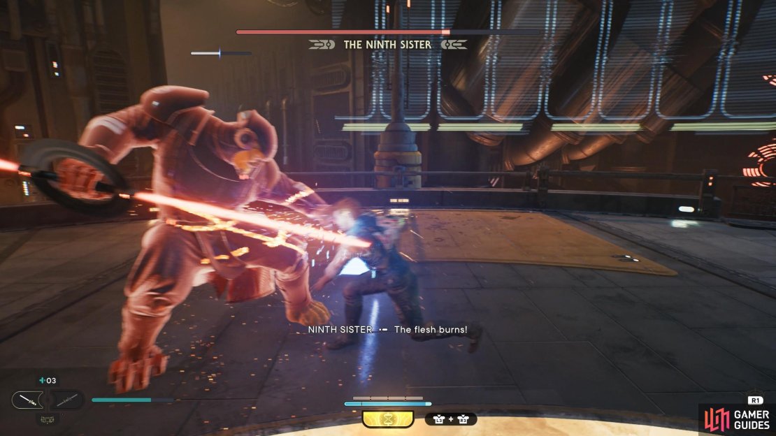 You can only dodge these unblockable red attacks, not parry them.