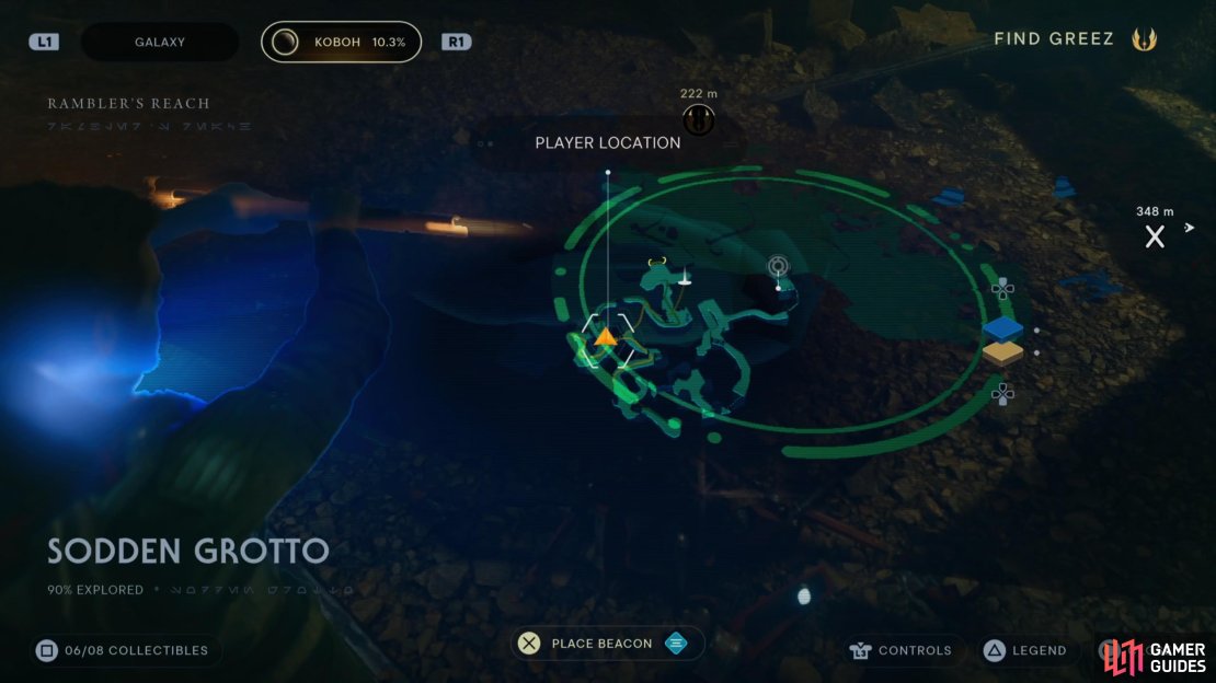 The second Treasure is in one of the small corridors