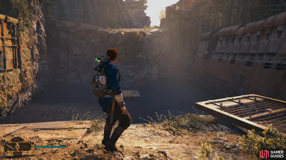 You&rsquo;ll come across the Tar Pit on your way through the Derelict Dam.