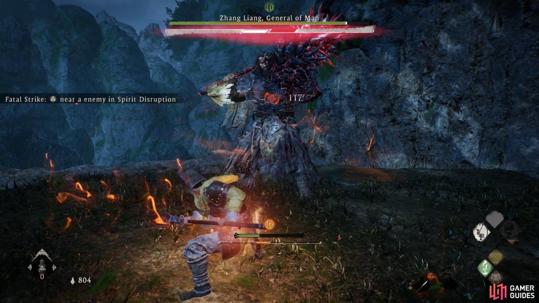 You&rsquo;ll see the enemy&rsquo;s Spirit Bar flashing red when they&rsquo;re in Spirit Disruption.