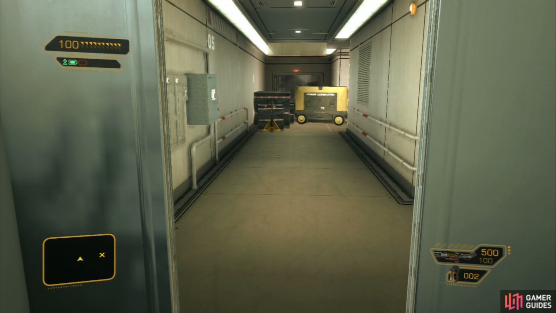 Optionally to using the Icarus system, you can find the elevator on the second floor, the one this guide uses to return after speaking to Sarif, and ride it down. You&rsquo;ll have to avoid a lot more crazies however and using this route is only advised if you&rsquo;re killing or have lots of cloak energy.