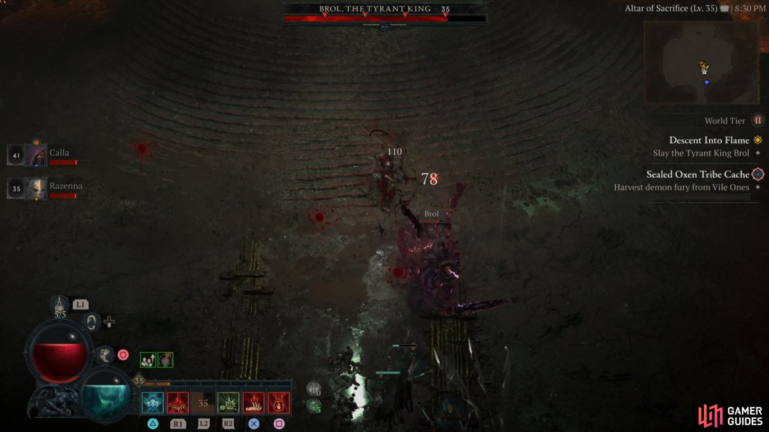 Dodge to avoid Brol&rsquo;s Dash.