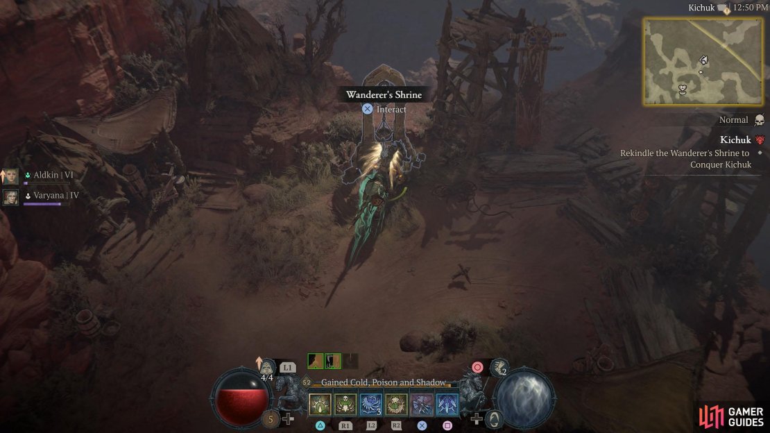 The Wanderer&rsquo;s Shrine can be found northeast of the boss arena.