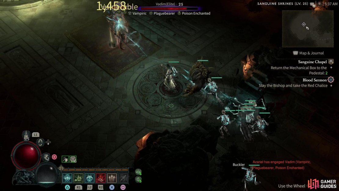 Kill the elites guarding the Mechanical Boxes,