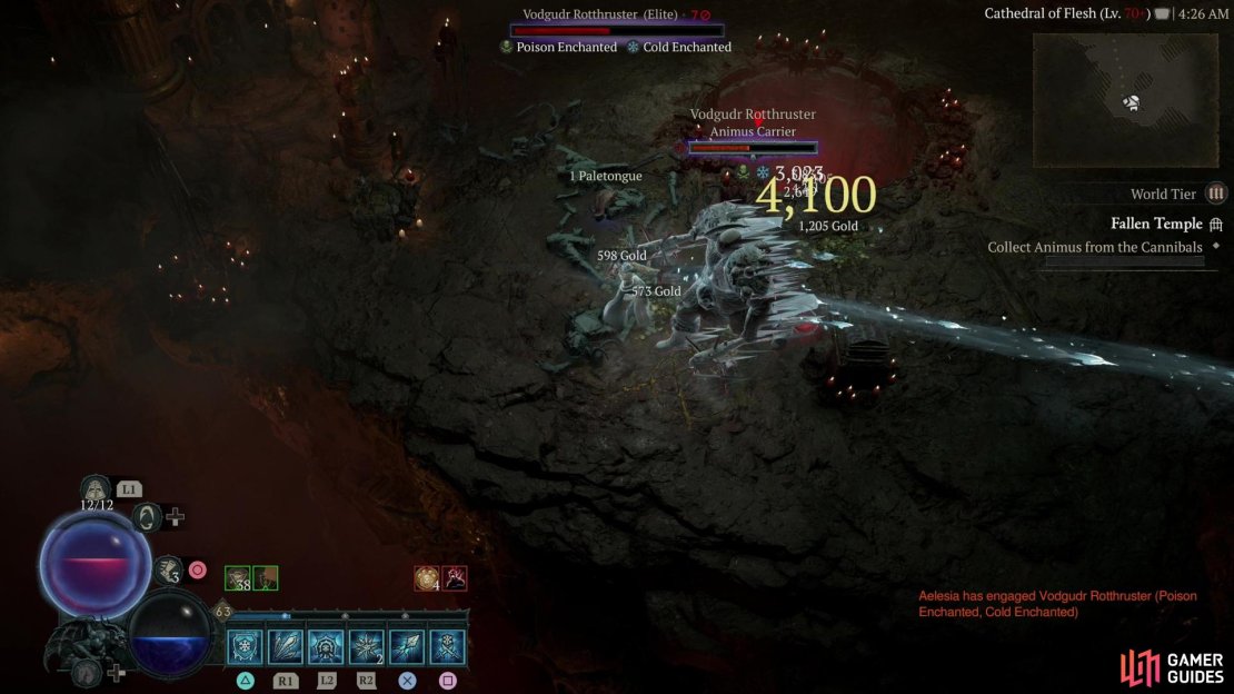 Seek out and slay several Elite cannibals in the Cathedral of Flesh.
