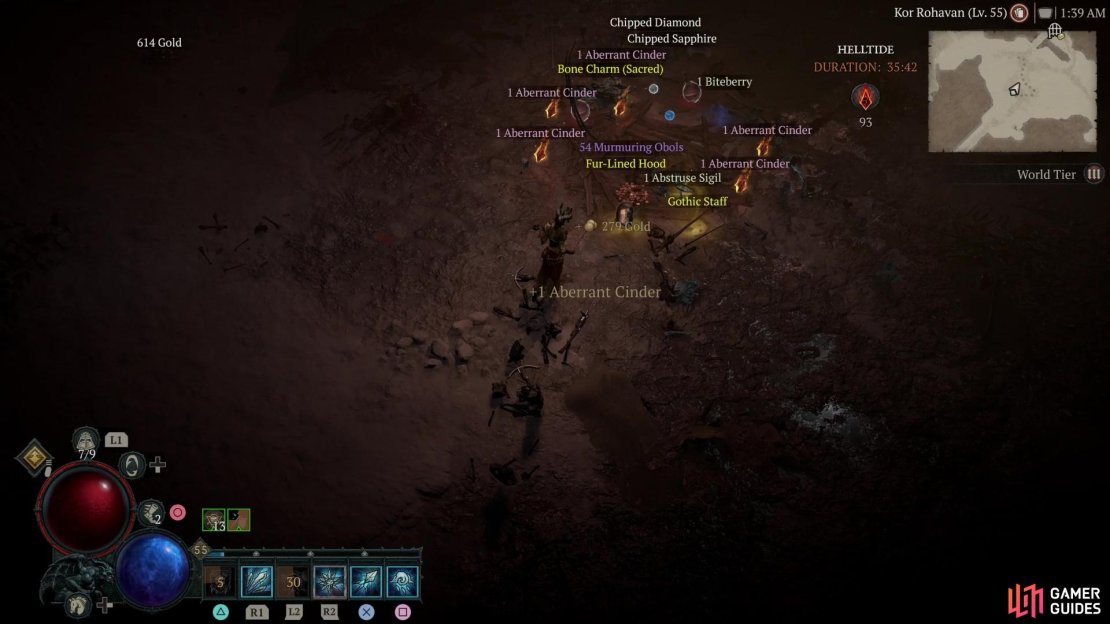Any source of loot can yield Aberrant Cinders during Helltide events,