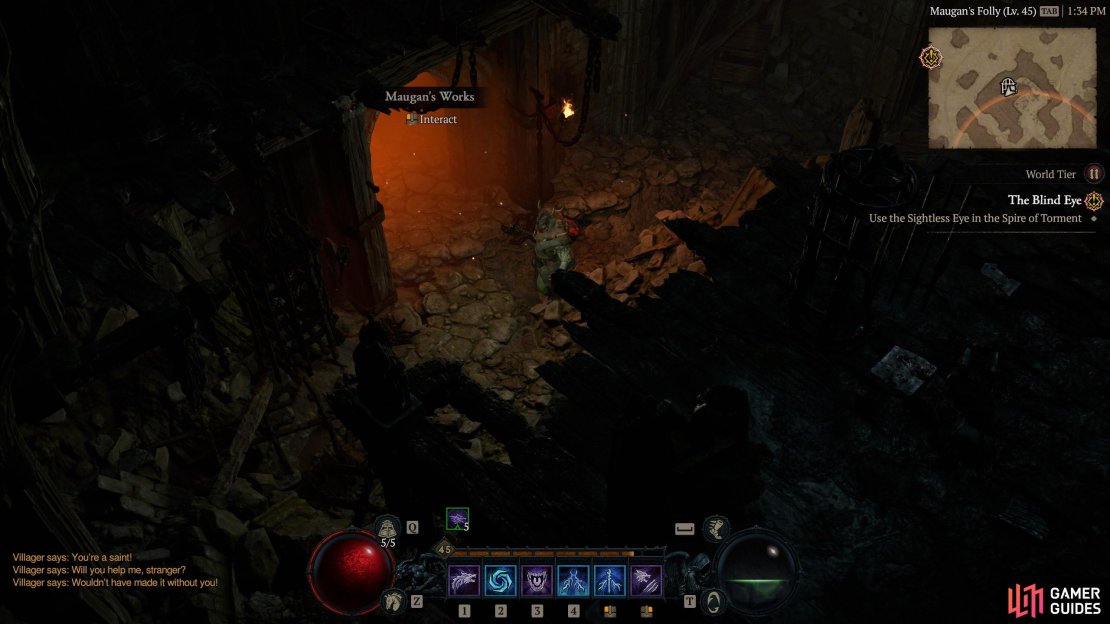 Maugan&rsquo;s Works has plenty of small rooms and corridors, making it easy to AOE mobs, and find a room filled with elites too.