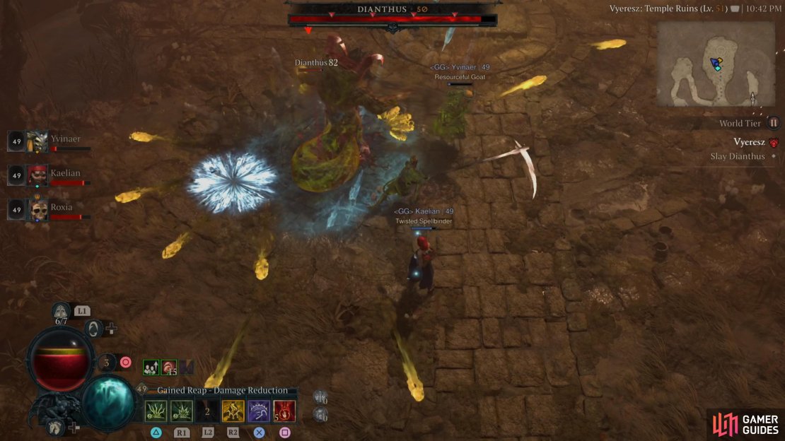 Keep your distance to avoid the poison blast.