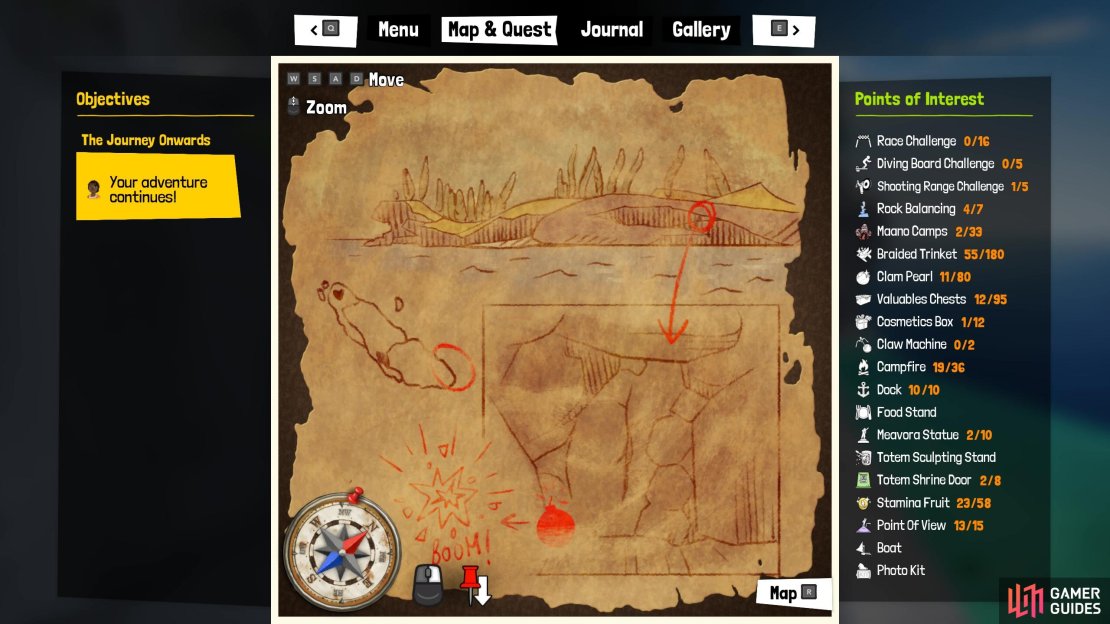 Next up you’ll need to blow up a rocky cave entrance using explosives.
