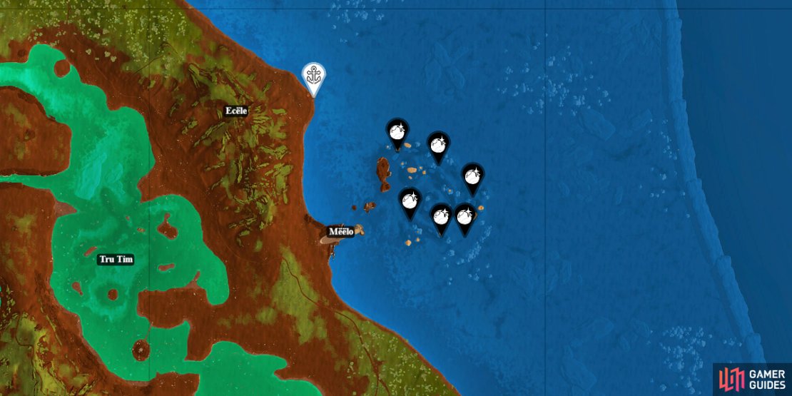All Clam Pearls near M&euml;&euml;lo.