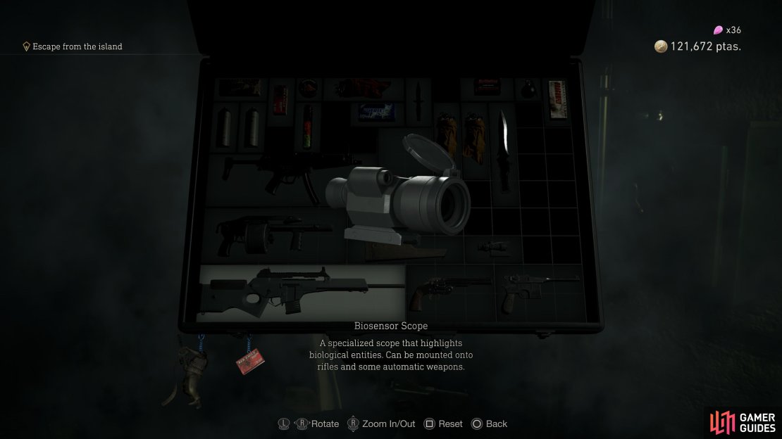 The Biosensor Scope can be found in Chapter 13 and is vital for taking out Regeneradors.