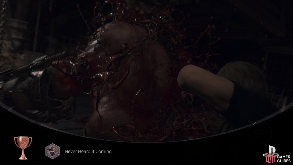 You&rsquo;ll obtain the Never Heard It Coming Trophy after killing a Garrador with only a knife.