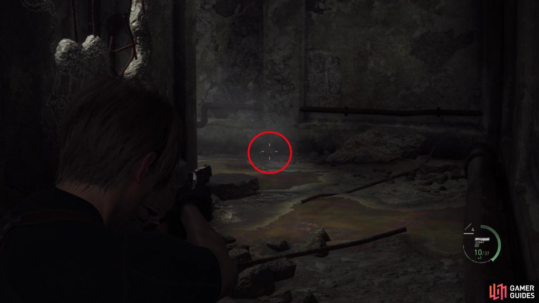 The first rat can be found in the double-sided corridor