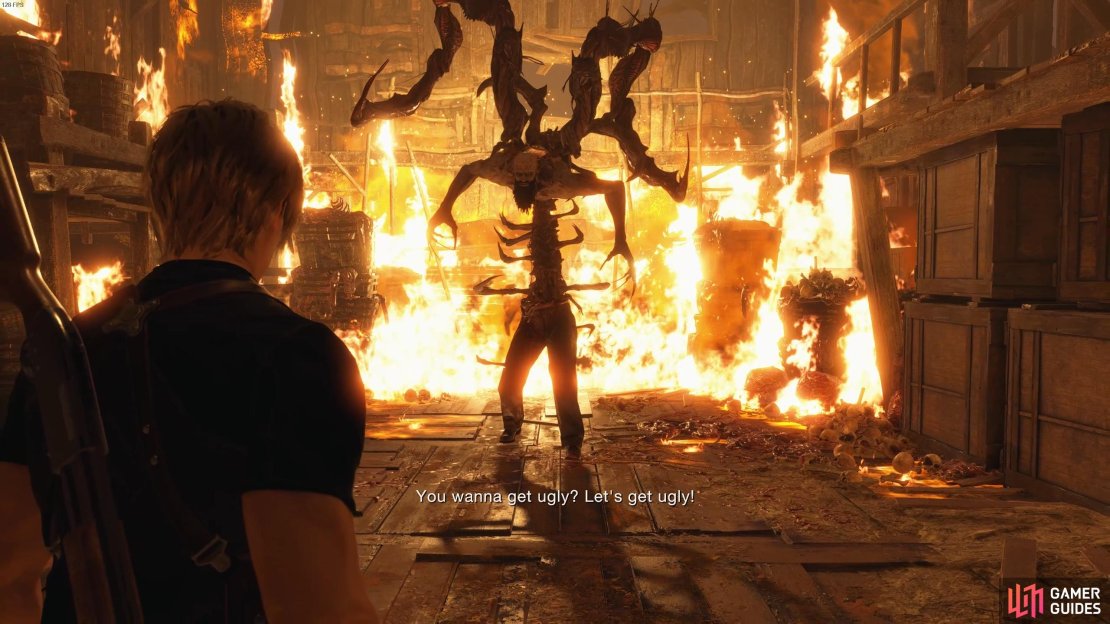 Be ready to shoot the boss in the head during the first phase.
