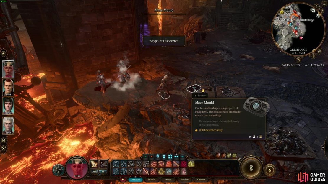 Next to the Ancient Forge Waypoint.