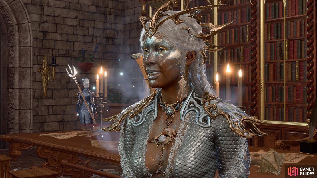 Speak to Allandra Grey in the Water Queen&rsquo;s House to start the Avenge the Drowned quest.