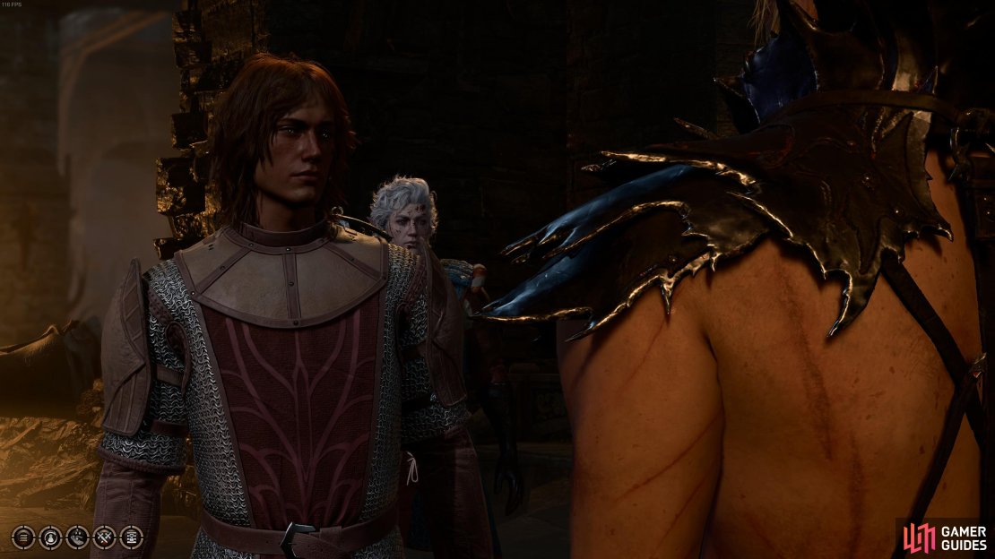 Astarion eagerly awaiting the worship of Loviatar, Baldur&rsquo;s Gate 3.