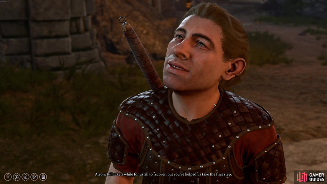 Arron the Merchant in Baldur&rsquo;s Gate 3.