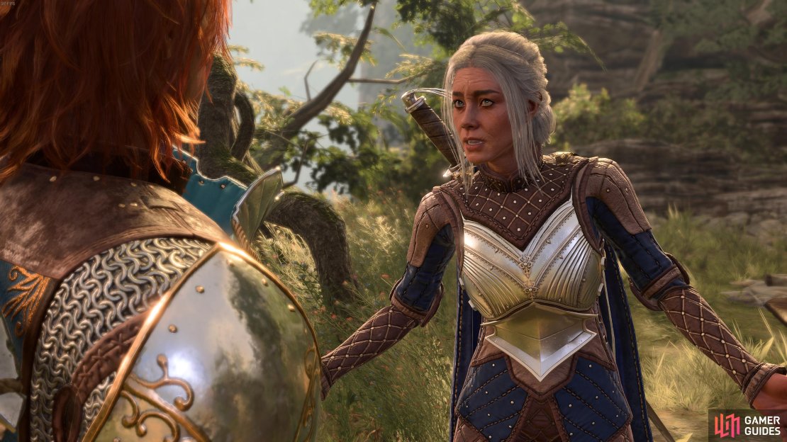 Lady Esther in the Mountain Pass, Baldur&rsquo;s Gate 3.