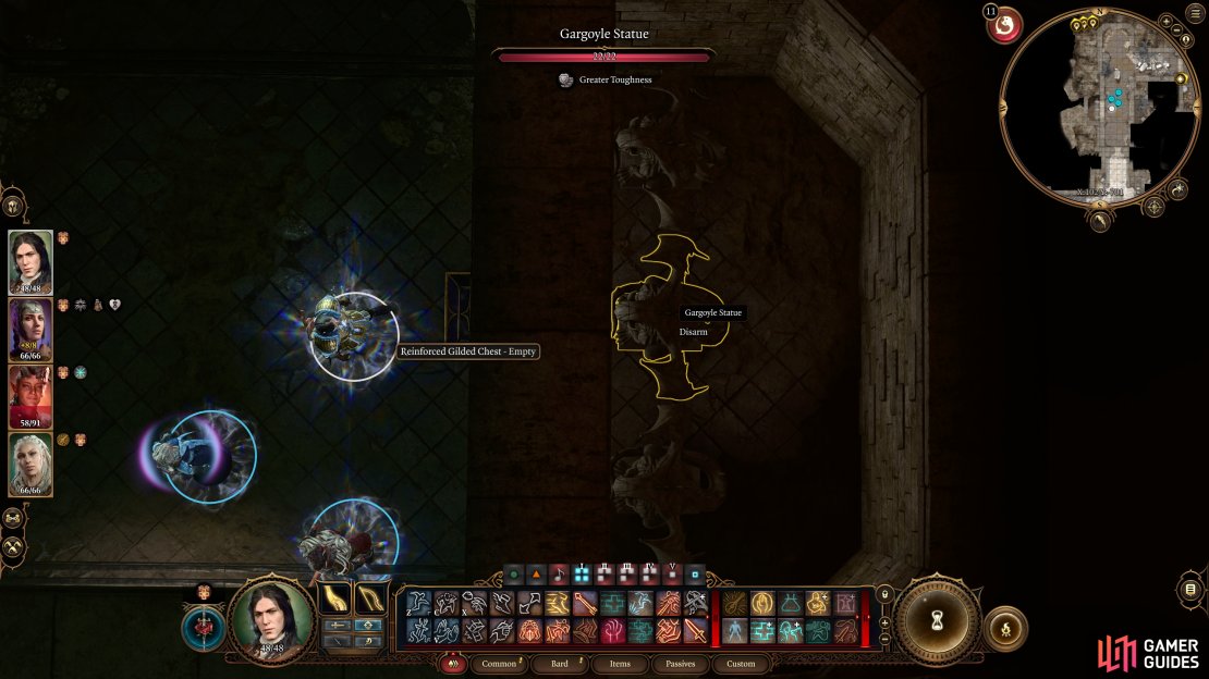 Ignore this chest in the corridor as it is a trap.