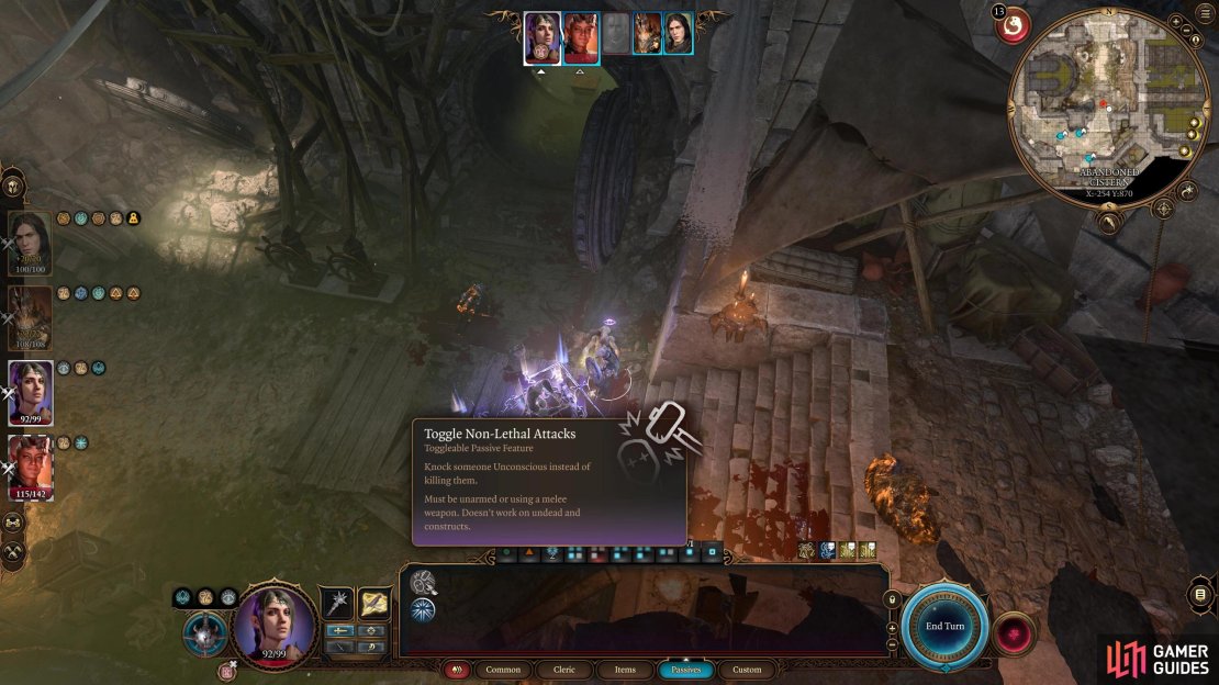 At the start of the battle, use Hold Person on Minsc, and keep him that way while you deal with the other enemies.