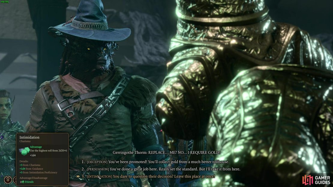 You can convince the boss to become sad enough to die without you having to shed blood or gold&hellip;
