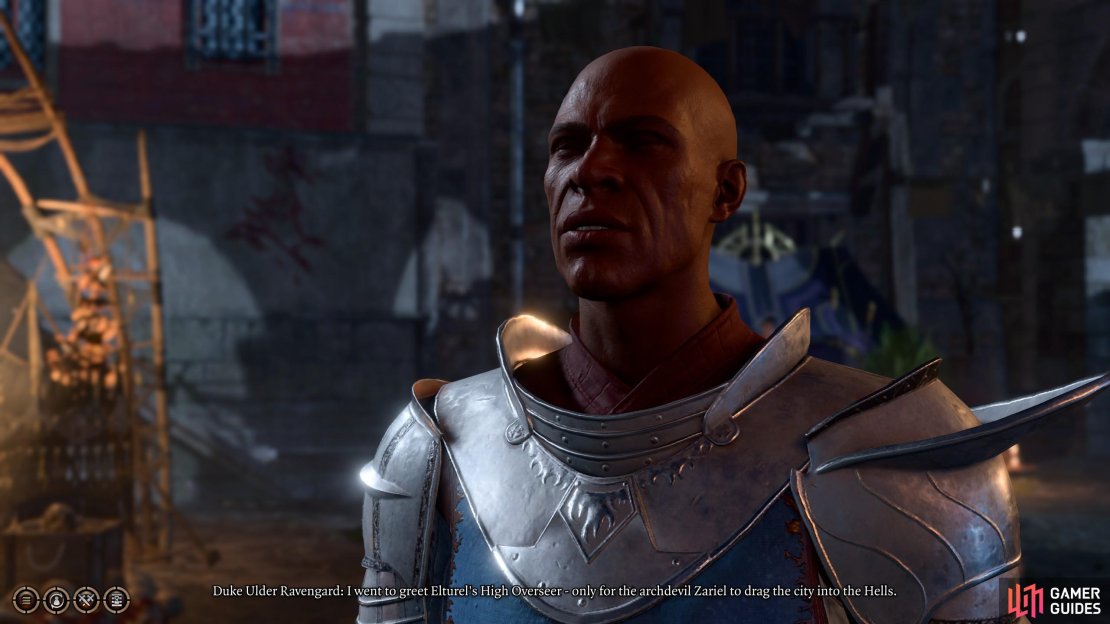 You can now safely speak to the Grand Duke in your camp, now the Prism protects him from the Absolute&rsquo;s control.
