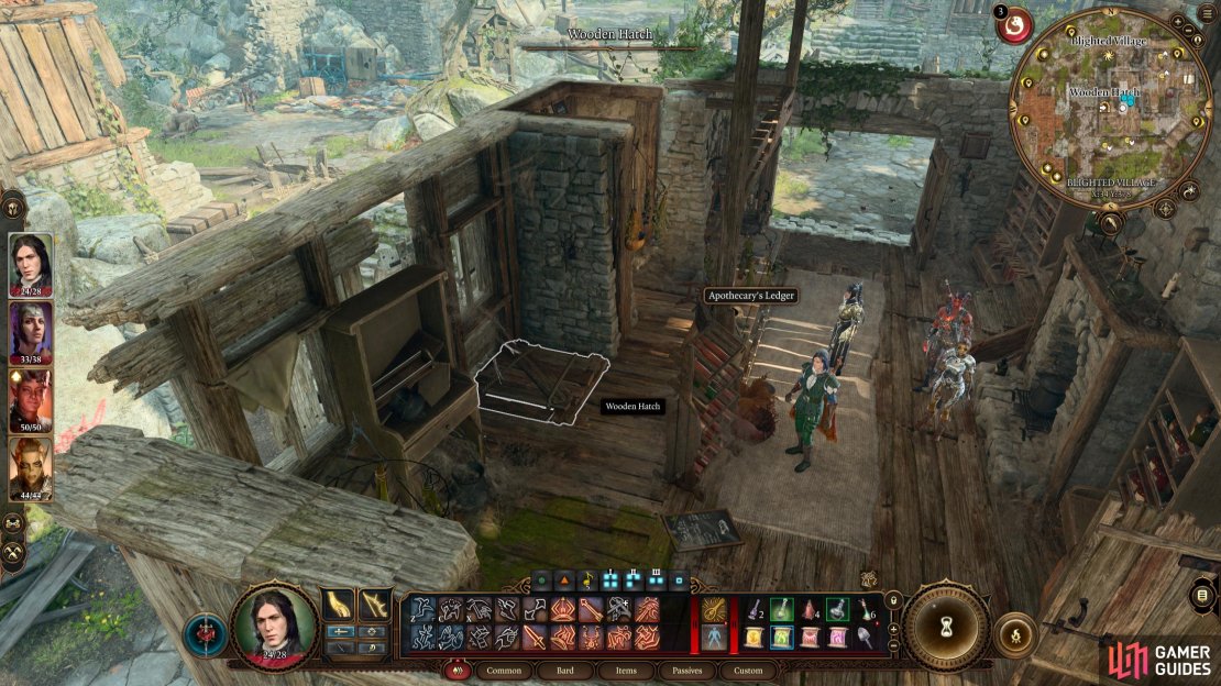 Head down the Wooden Hatch in the Alchemist&rsquo;s house in the Blighted Village.