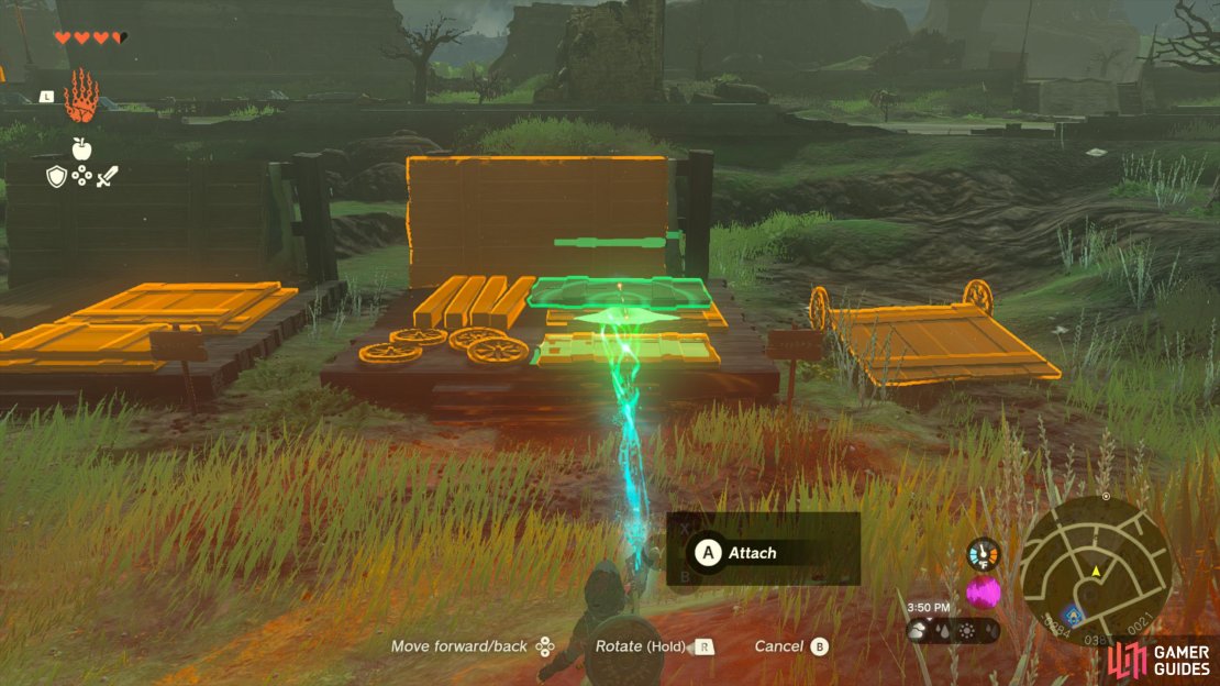 !Ultrahand can be used to move objects and connect them.