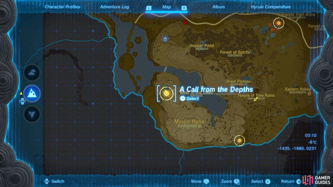 Head to this location on the map