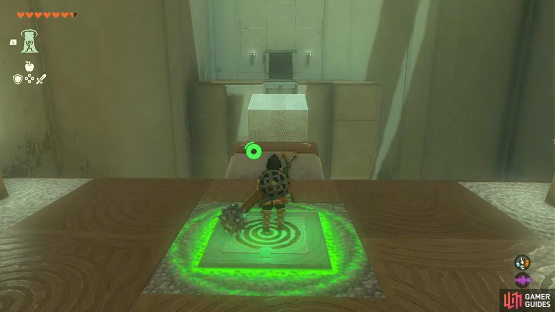 Stepping on the initial switch