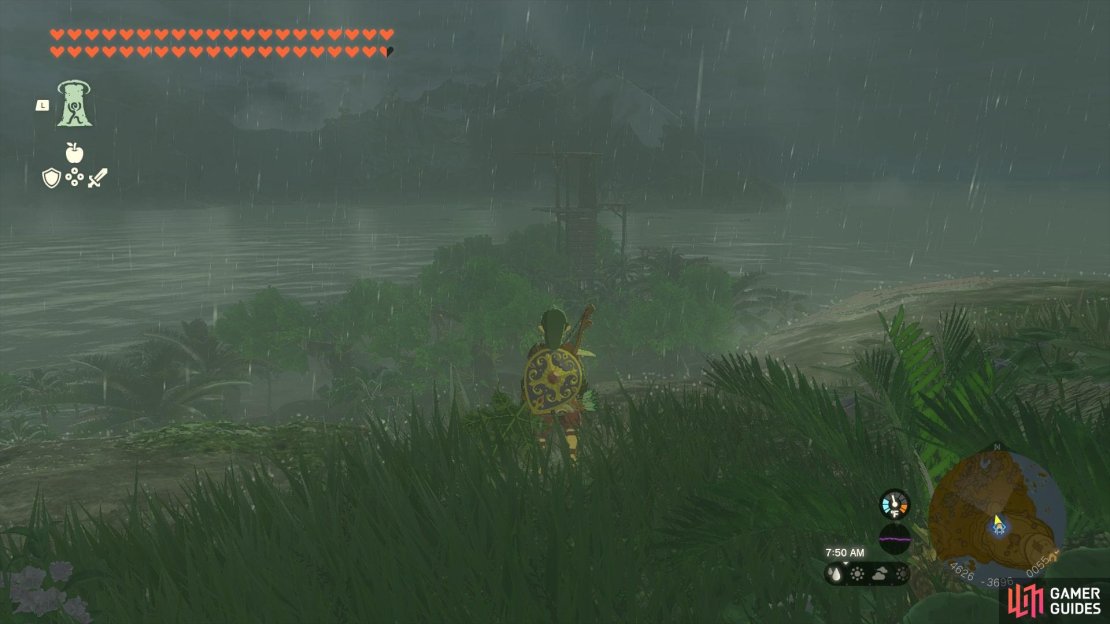 The first location is on south Eventide Island near Sesami.