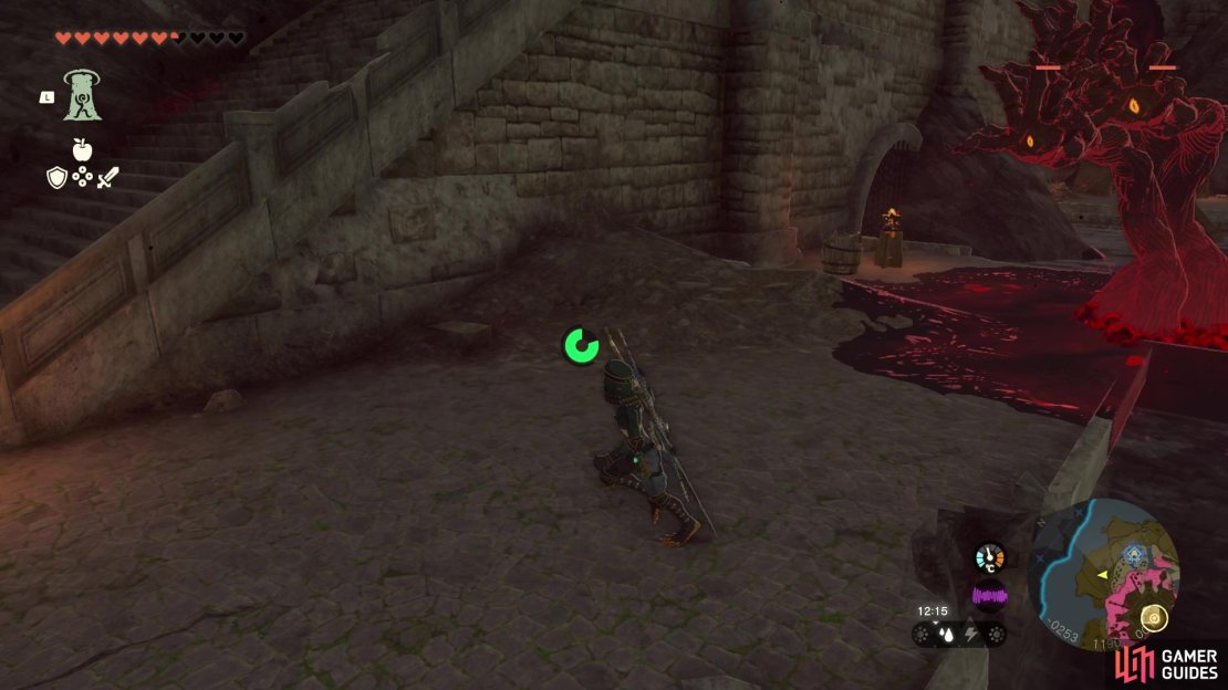 Once at the docks, run away or defeat the Gloom Hands.
