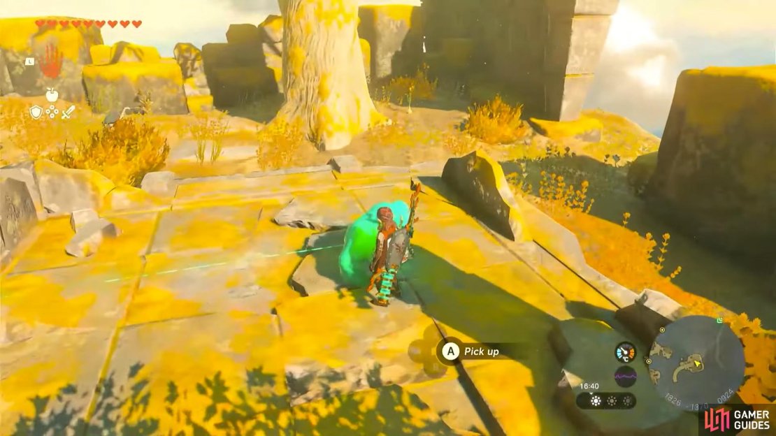 Getting to the crystal in question.