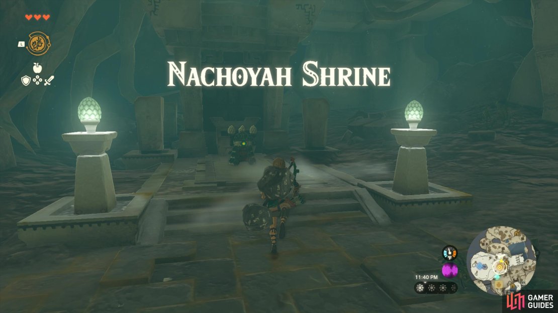 You&rsquo;ll find Nachoyah Shrine in the next room!