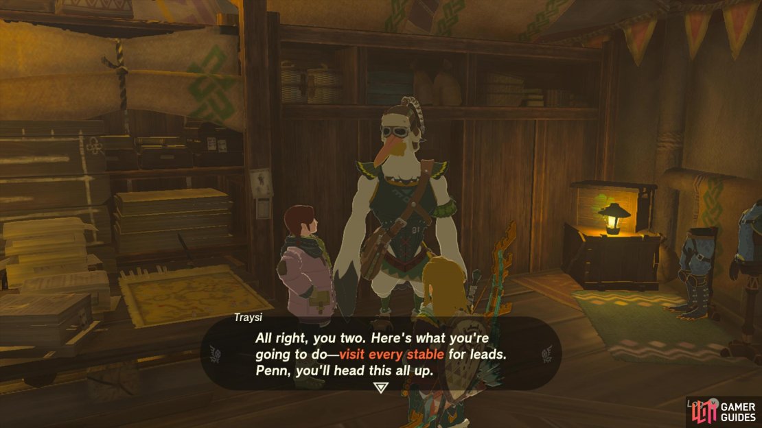 You&rsquo;ll need to visit stables to follow up leads. 