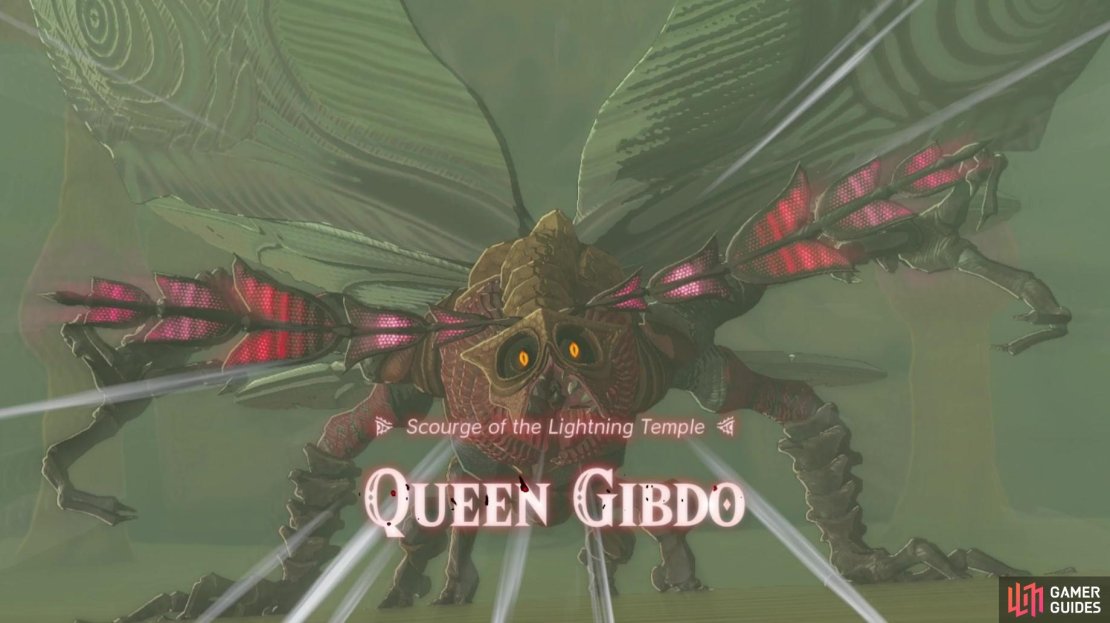 Before you can get into the Lightning Temple, you&rsquo;ll need to fight Queen Gibdo!