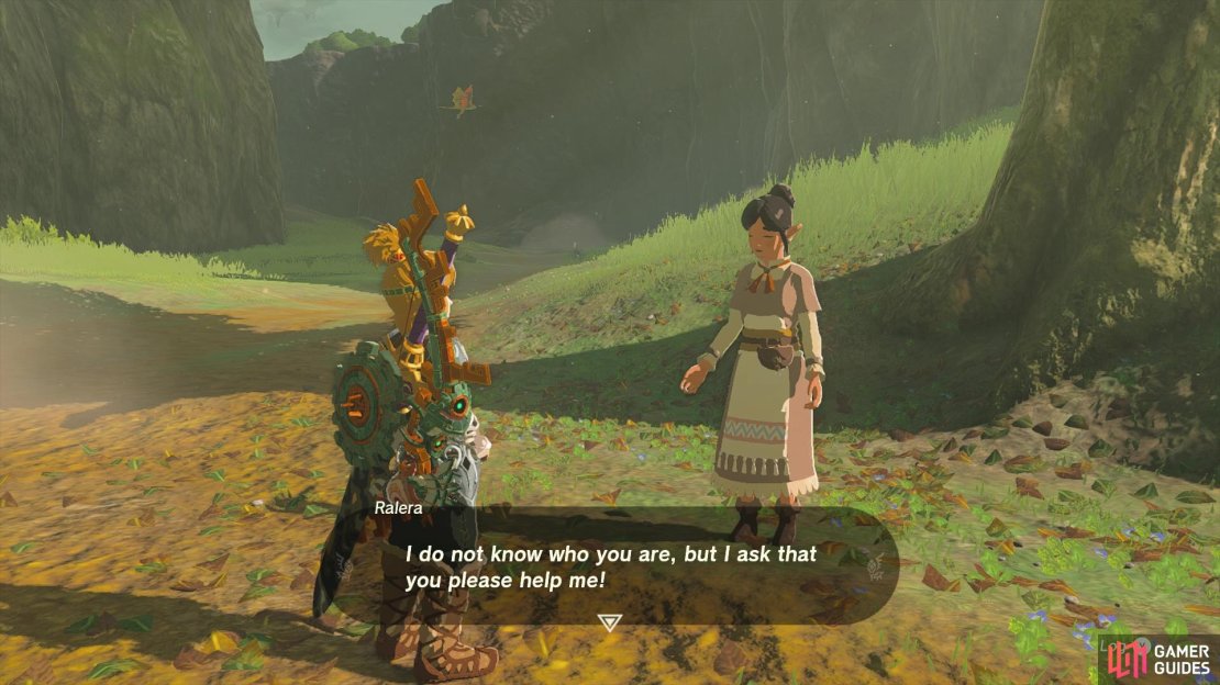 Ralera is the beckoning woman that needs your help to save her blond friend&hellip;Zelda??