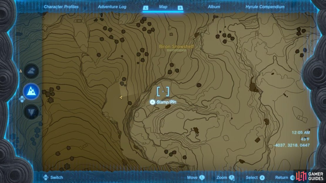The location of the Sturnida springs is in a remote location north of Rito Village.