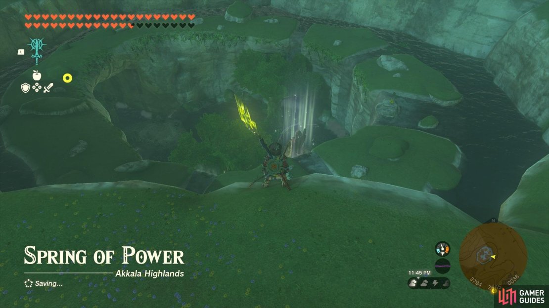 Go to The Spring of Power.
